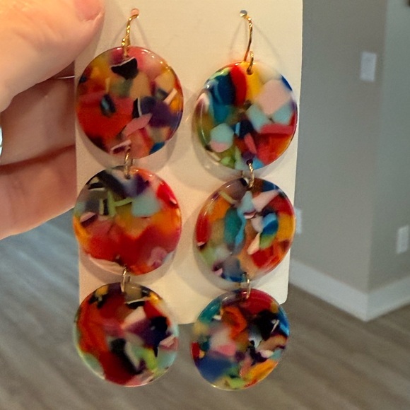 no brand Jewelry - Colorful Dangle Earrings